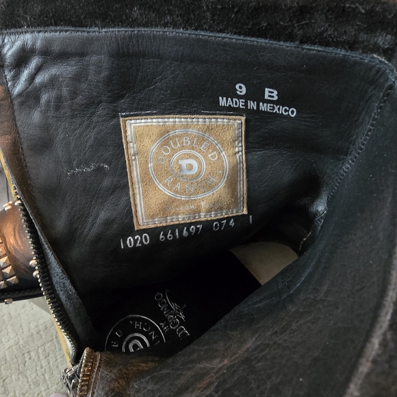 Old Gringo Double D Ranch Black Studded Heeled Boots - Picture 7 of 16